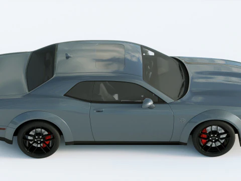 Dodge Challenger Srt Hellcat 2019 3D Model
