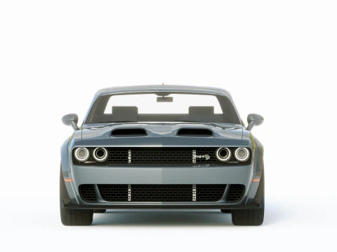 Dodge Challenger Srt Hellcat 2019 3D Model