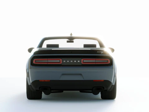 Dodge Challenger Srt Hellcat 2019 3D Model