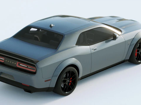 Dodge Challenger Srt Hellcat 2019 3D Model