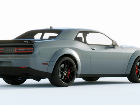 Dodge Challenger Srt Hellcat 2019 3D Model