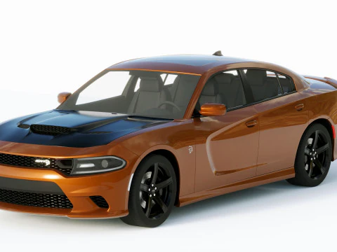 Dodge Charger Srt Hellcat 2019 3D Model