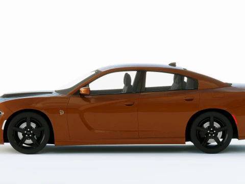 Dodge Charger Srt Hellcat 2019 3D Model