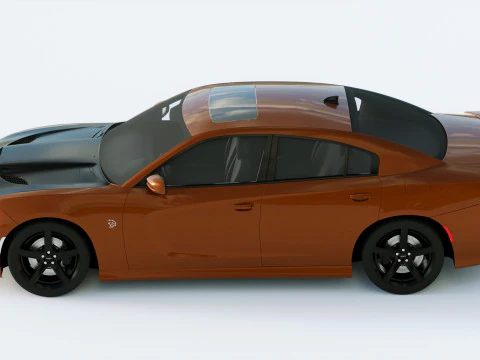 Dodge Charger Srt Hellcat 2019 3D Model