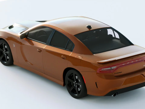 Dodge Charger Srt Hellcat 2019 3D Model