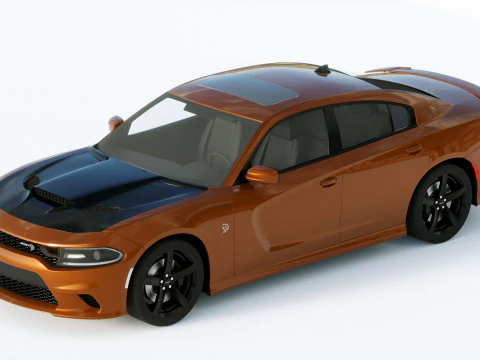 Dodge Charger Srt Hellcat 2019 3D Model