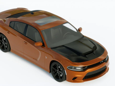 Dodge Charger Srt Hellcat 2019 3D Model