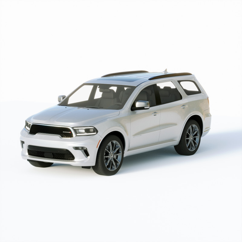 Dodge Durango 2021 3D Model .c4d .max .obj .3ds .fbx .stl .blend 