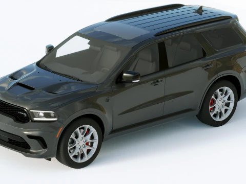 Dodge Durango Srt Hellcat 2021 3D Model