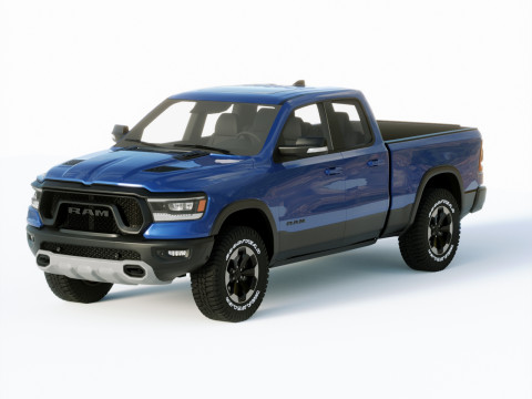 Dodge Ram 1500 Rebel 2019 3D Model
