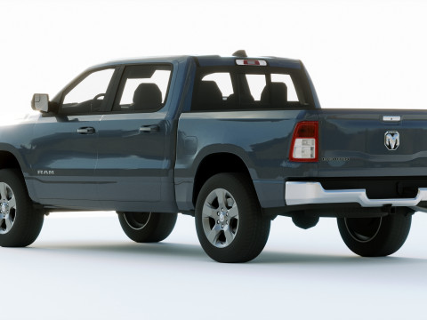 Dodge Ram Bighorn 2019 3D Model