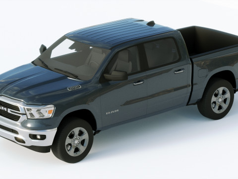 Dodge Ram Bighorn 2019 3D Model