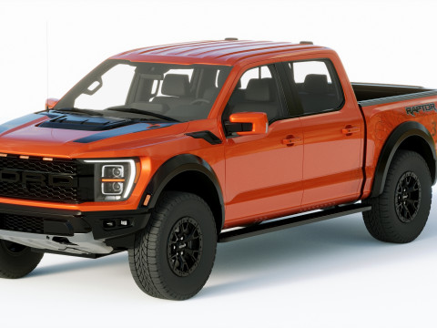 F150 Raptor 2021 3D Model