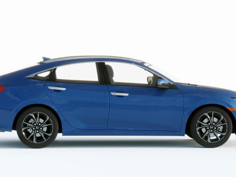 Honda Civic 2019 3D Model