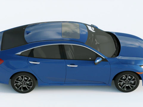 Honda Civic 2019 3D Model