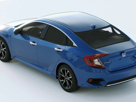 Honda Civic 2019 3D Model