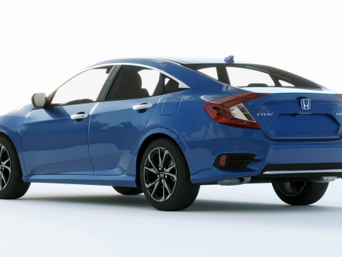 Honda Civic 2019 3D Model
