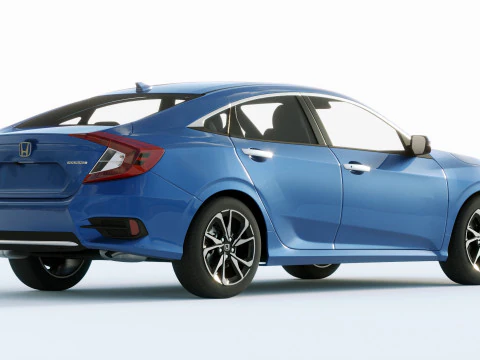 Honda Civic 2019 3D Model