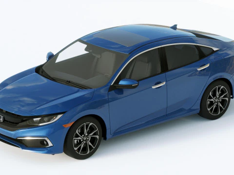 Honda Civic 2019 3D Model