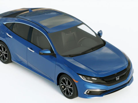 Honda Civic 2019 3D Model