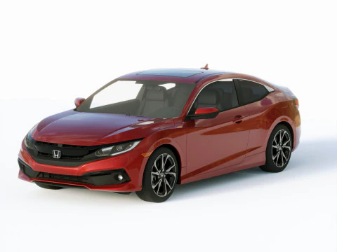 Honda Civic Coup&eacute; 2019 3D Modell