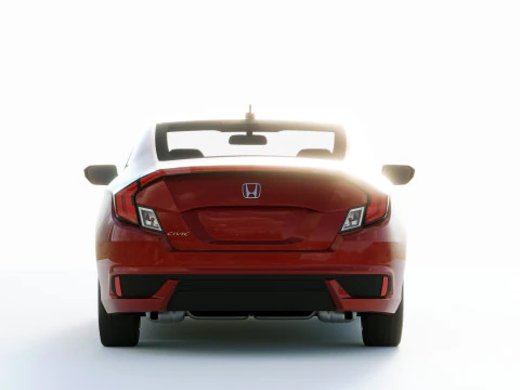 Honda Civic Coupe 2019 3D Model