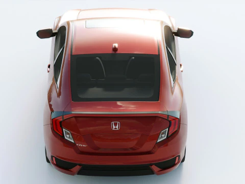 Honda Civic Coupe 2019 3D Model