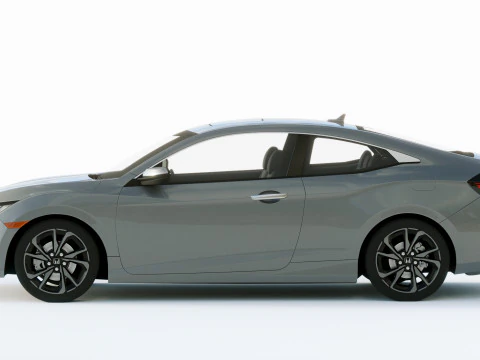 Honda Civic Coupe Led 2019 3D Model