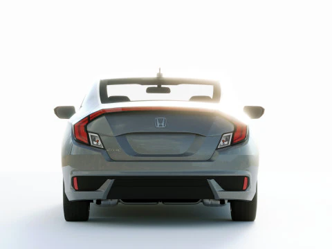 Honda Civic Coupe Led 2019 3D Model