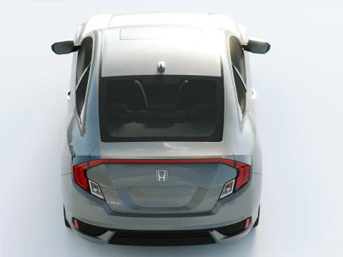 Honda Civic Coupe Led 2019 3D Model