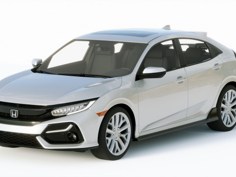 Honda Civic Hatchback 2020 3D Model