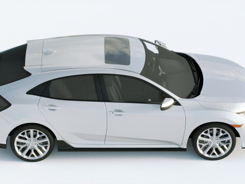 Honda Civic Hatchback 2020 3D Model