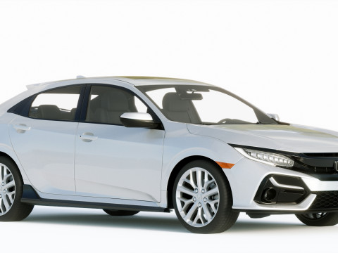 Honda Civic Hatchback 2020 3D Model