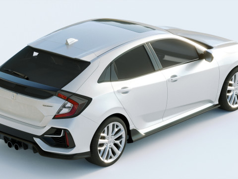 Honda Civic Hatchback 2020 3D Model