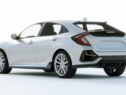 Honda Civic Hatchback 2020 3D Model