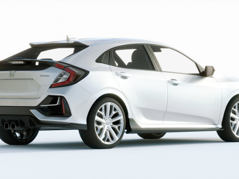 Honda Civic Hatchback 2020 3D Model