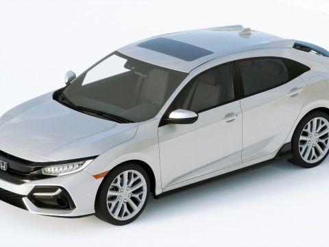 Honda Civic Hatchback 2020 3D Model