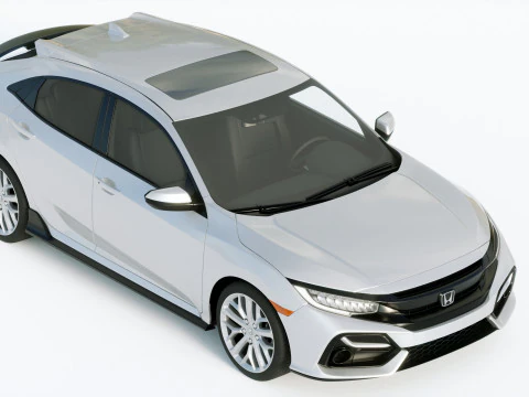 Honda Civic Hatchback 2020 3D Model