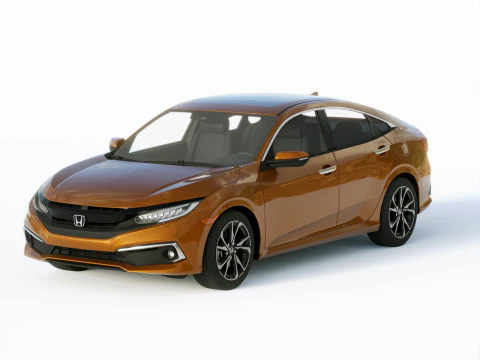 Honda Civic Led 2019 3D Model