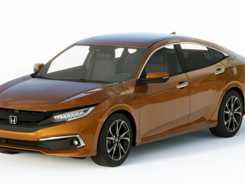 Honda Civic Led 2019 3D Model
