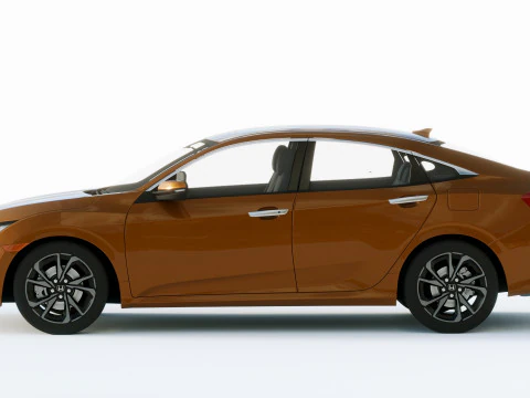 Honda Civic Led 2019 3D Model