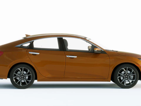 Honda Civic Led 2019 3D Model