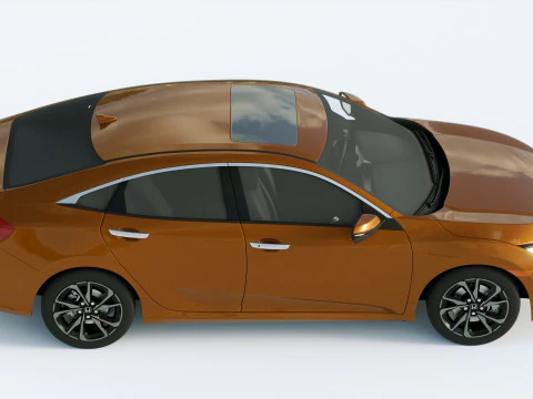 Honda Civic Led 2019 3D Model