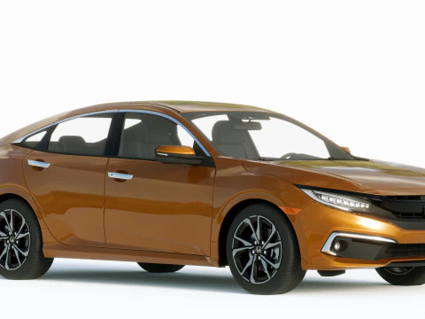 Honda Civic Led 2019 3D Model