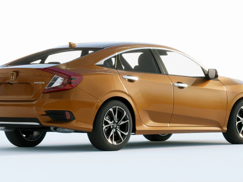 Honda Civic Led 2019 3D Model