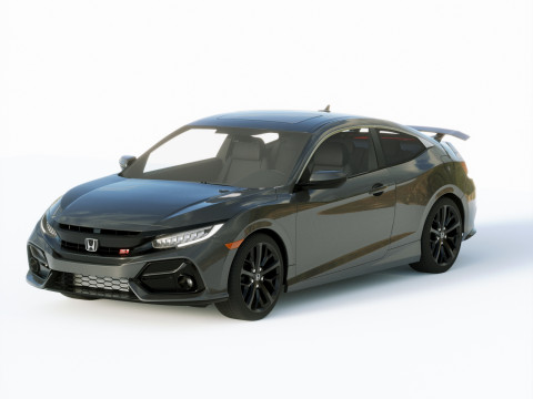 Honda Civic Si Coupe 2020 3D Model