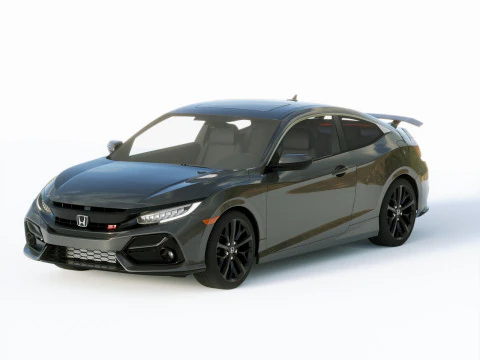 Honda Civic Si Coup&eacute; 2020 3D Modell