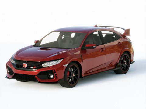 Honda Civic Type R 2018 3D Model