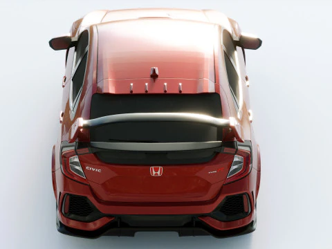 Honda Civic Type R 2018 3D Model