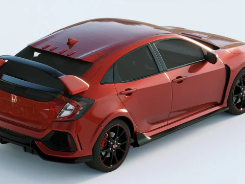 Honda Civic Type R 2018 3D Model